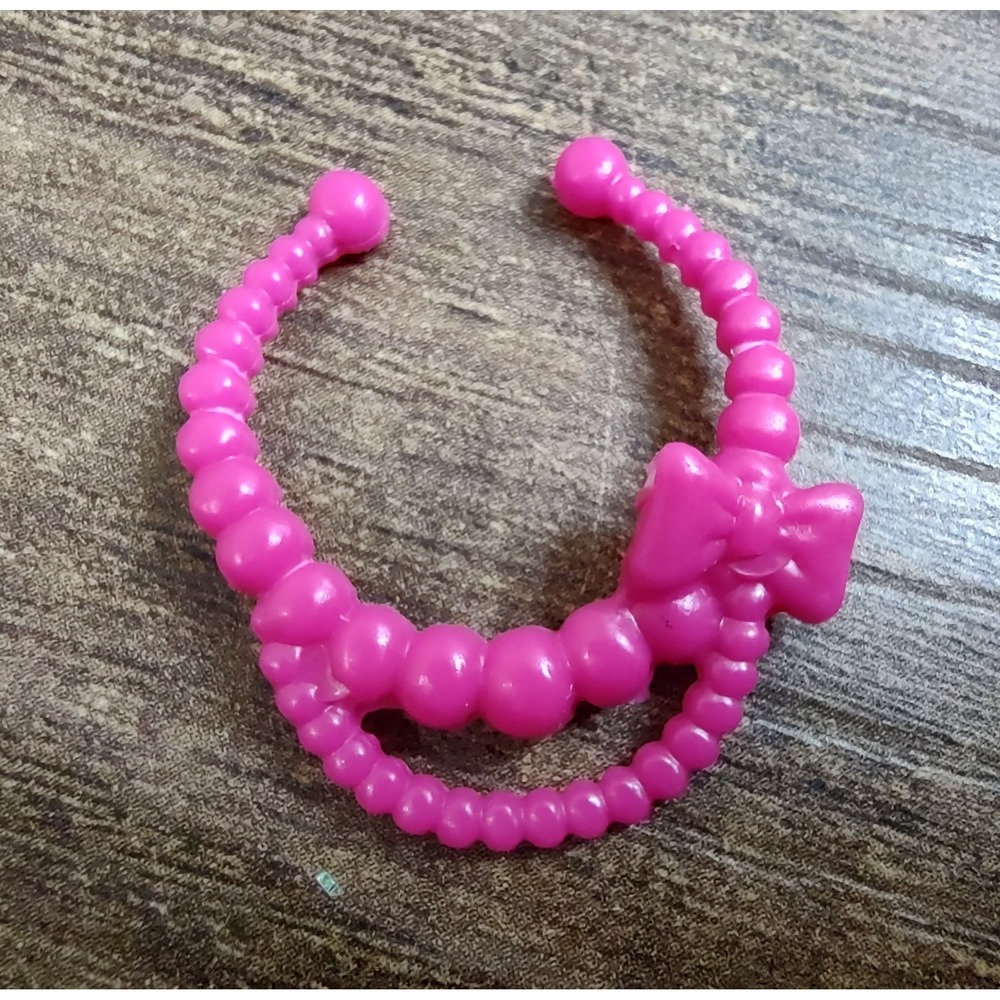 Barbie Doll Pink Necklace Jewelry Diorama Clothing Accessory Mattel Z31